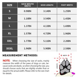 4PCS Dog Boots Pet Knit Socks, with Sturdy Anti-Slip Soft Warm Rubber Sole Waterproof Puppy Paw Protectors, Suit for Summer Rain, Winter Snow Hiking