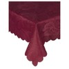 Emma Barclay Damask Rose - Jacquard Table Cloth in Wine