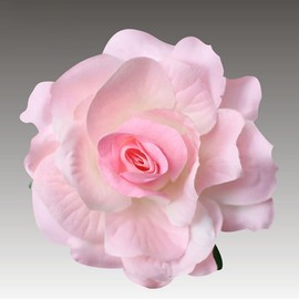 Pack of 2 Women's Rose Hairpin Corsage Flower Hair Clips Brooch Hair Accessories Hair Clips Hair Clips Headwear for Wedding Party Prom Beach Accessories Light Pink