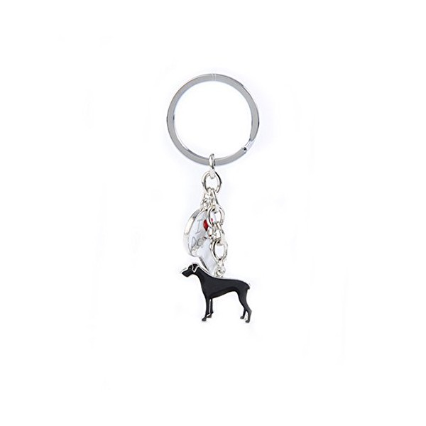 BBEART Dog Keychain ring, Cool Cute Pet Dog Keyring Bag
