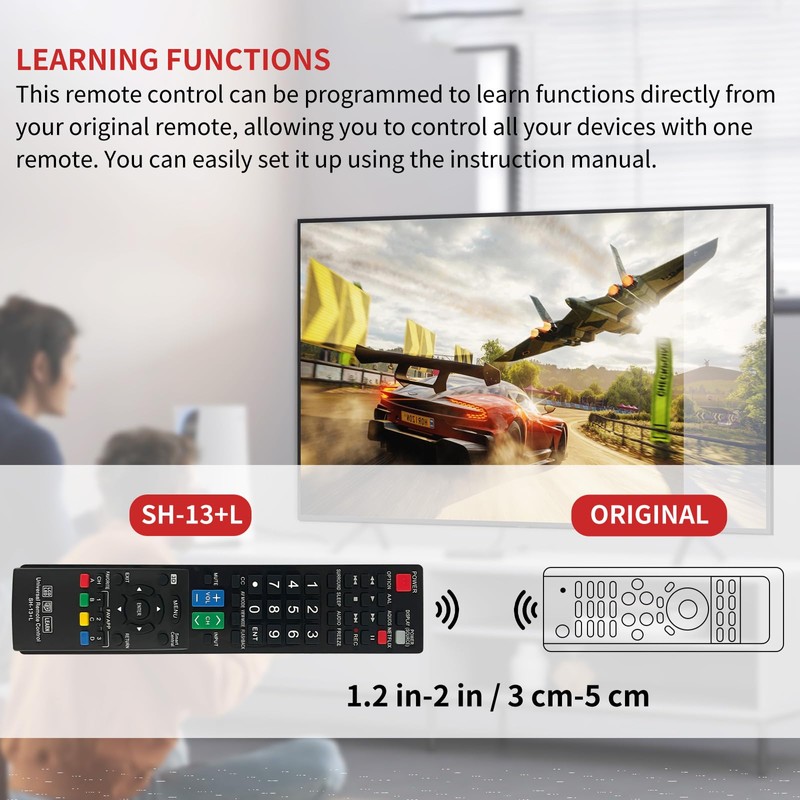 RIVIERA Replacement Universal Remote Control Use for Almost All Sharp