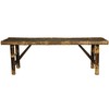 Oriental Furniture Simple Rustic Unique Coffee Table, 4-Feet Japanese Style