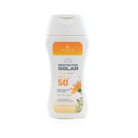 Protector Solar FPS50+ | Con Caléndula y Manteca de Karité, Protección UVA/UVB, Para Piel Sensible | 250 ml