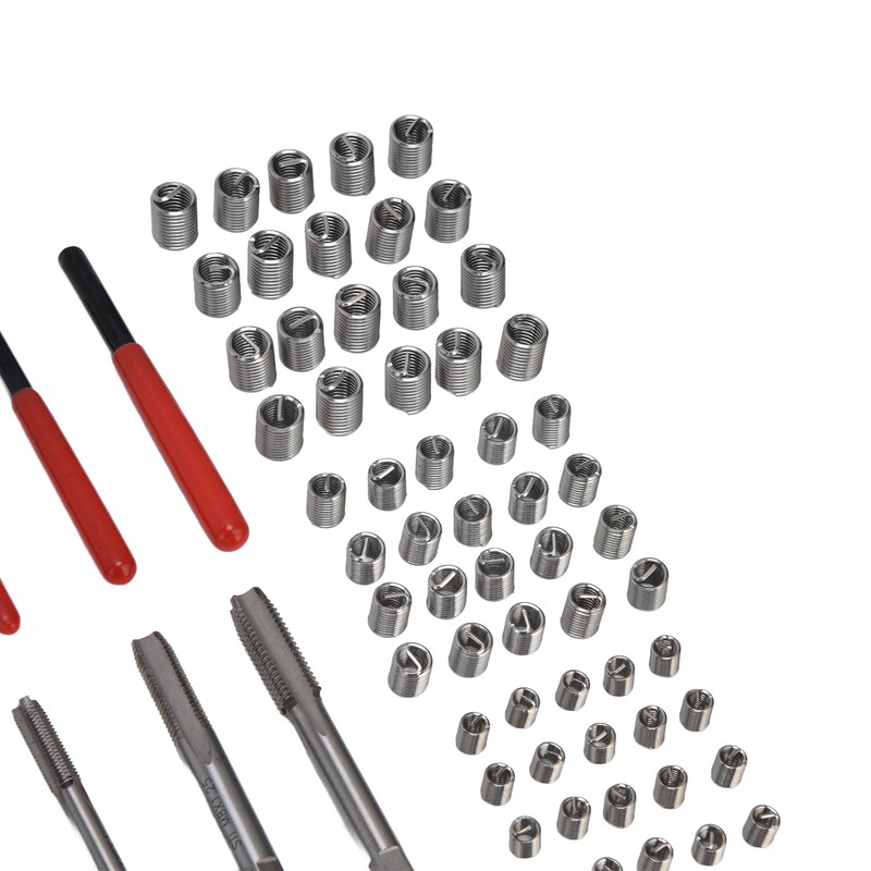 75Pcs Thread Repair Kit Restore Tool Spanner Wrench Twist Drill