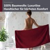 Lashuma Shower Towel, 70 x 140 cm, Bath Towel, Ruby