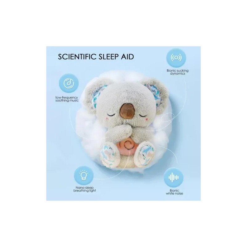 Koala De Peluche Respiración Antianciedad Koala Juguete Calm Color Rosa