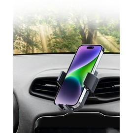 Car Phone Mount for Jeep Renegade 2015 2016 2017-2023 2024 Accessories Custom Air Vent Car Phone Holder Auto Lock Hands Free 360° Rotation Cell Phone Automobile Cradles