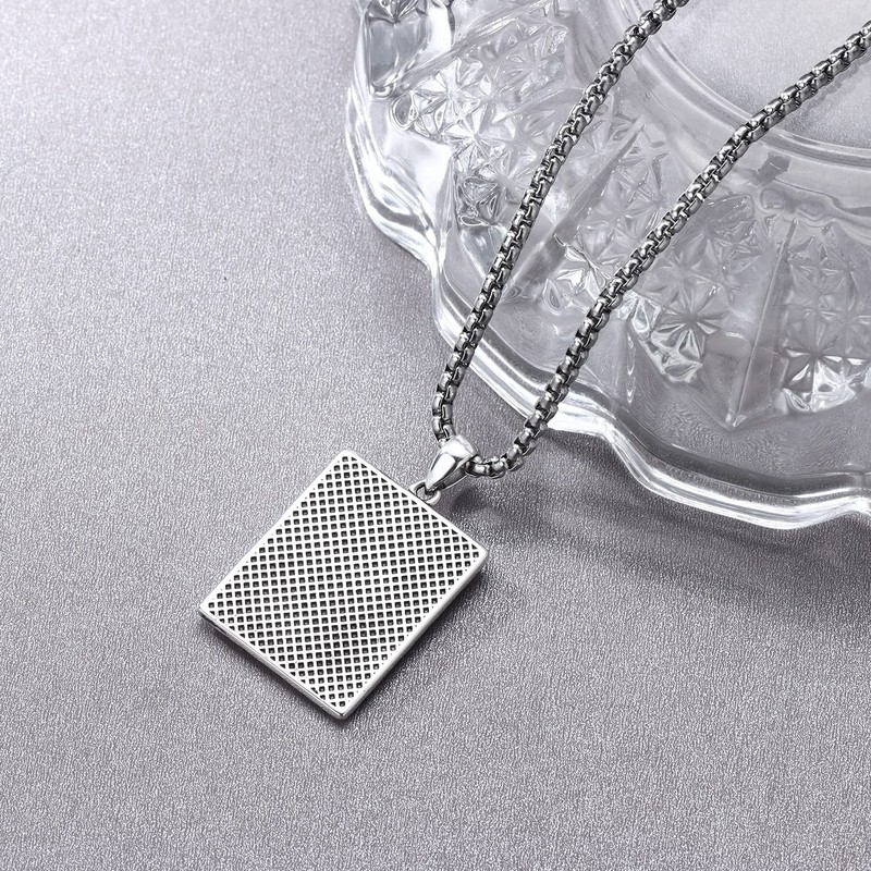 Odinstone St Benedict Necklace for Men Women, 925 Sterling Silver