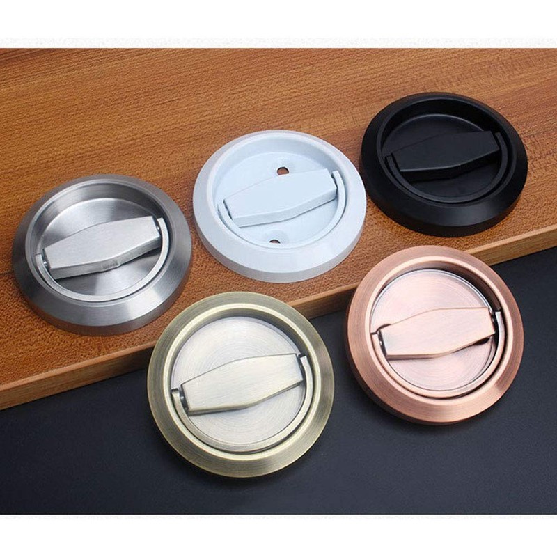 tooloflife 2 x Recessed Sliding Door Handles Invisible Door Handle