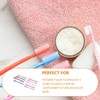Healeved 10pcs Large Head Travel Toothbrushes for Adults Firm Plastic