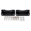 Unbranded 21" Black Aluminum Front Fender Relocator Kit For Harley