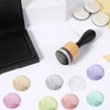 Guduling 13 Pcs Ink Blending Brushes,Flat Head Round Ink Blending