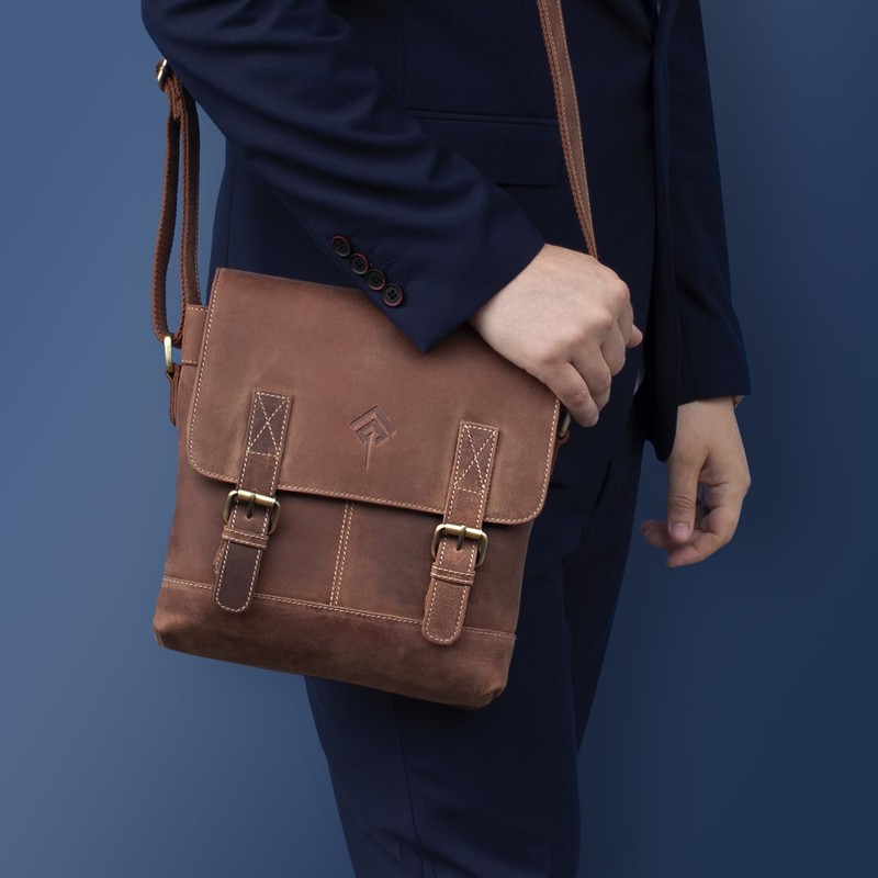 JOREY Compact and Practical Men's Shoulder Bag Made of High-Quality