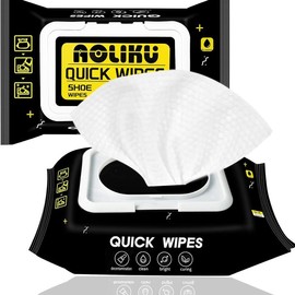 Shoe Wipes, 30 Pcs Super Cleaning Sneaker Wipes,Cleaner Quick Wipes,Disposable Travel Portable Remove Dirt&Stains Footwear Leather - Packaging quantity: 2 pcs