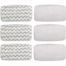 Flammi Steam Mop Pads for Bissell PowerFresh Vac & Steam Series - 6 Pack, Compatible with 2747A, 1132, 1543, 1632, 1652 Models, Hard Floor Mop