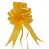30 Snow White Satin Ribbon Floristry Pull Bows 30mm