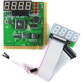 XRP 4 Digit PCI & ISA PC Motherboard Analyzer Tester Diagnostic Debug POST Card w/ External Display