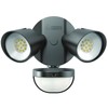 Lithonia Lighting Dark Bronze LED Dual Head Motion Sensor Aluminum