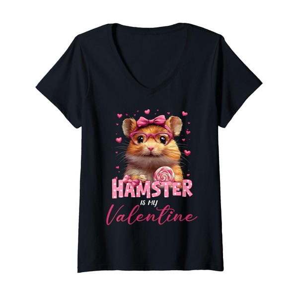 Womens Cute Hamster Valentine's Day Hamster Is My Valentine Outfits