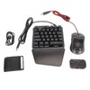 Wired Keyboard Mouse Converter Combo Plug and Play Keypad Mouse