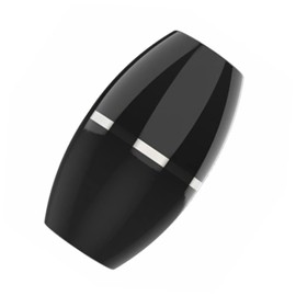 Baluue Portable Volcanic Face Roller Reusable Oil Absorbing Massager for Go Skin Care for Office Home and Dating Lightweight Black Design with Natural Volcanic