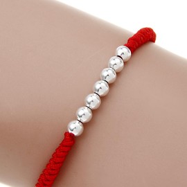 Holibanna Buddhist Red Bracelet – Bracelet Red Bracelet Protection Unisex Bracelet Handmade Bracelet Retro Foot Chain Friendship Elastic and Women Rope, rope, No gemstone