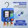 MRCARTOOL Digital AC Manifold Gauge Set HVAC Refrigerant Meter Pressure