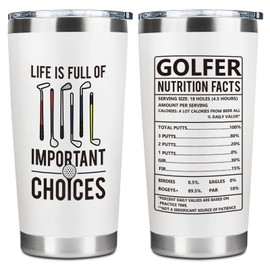 Golf Gifts for Men, Golft Gift for Women, Graduation Gifts For Son, Daughter-Funny Golf Gifts for Dad Uncle Husband Boyfriend Golf Lovers - 20 Oz Golf Tumbler