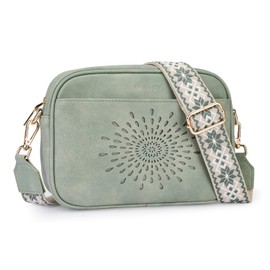 APHISON Quilted Crossbody Bags for Women Trendy,Vegan Leather Small Crossbody Purses Shoulder Handbags with Adjustable Strap