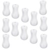 12 Pcs White Blind Pull Cord Knobs, Window Blinds Wood
