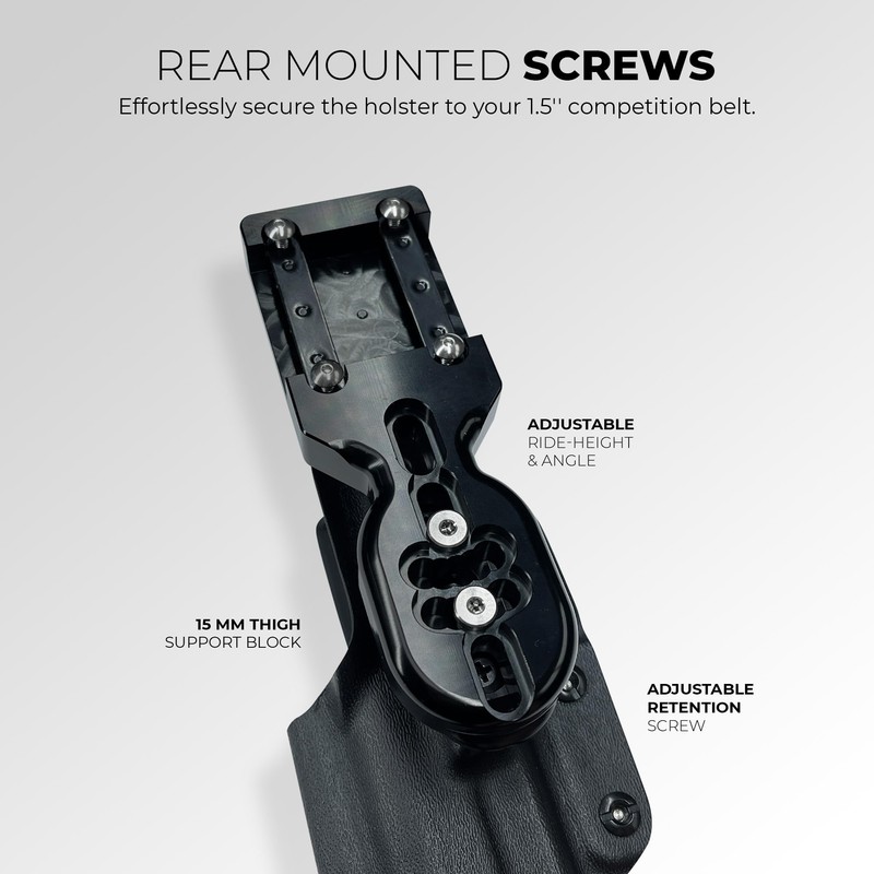 Pro Heavy Duty Competition Holster fits Walther PDP 5in (Polymer