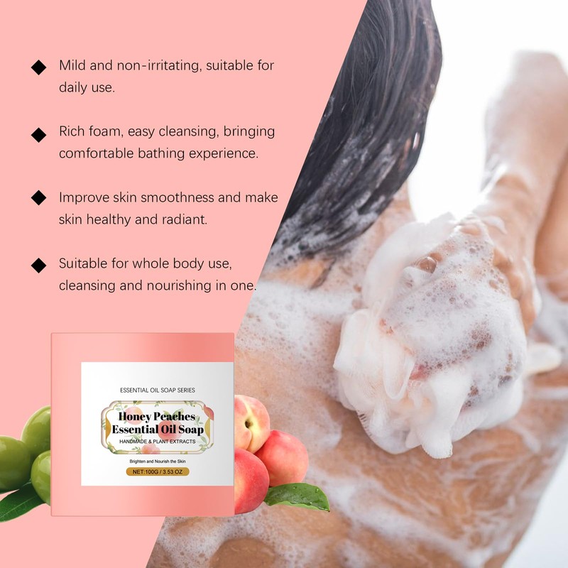 Peaches Essential Oil Soap