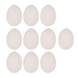 BQLZR Premium White Solid Plastic Eggs Dummy Eggs for Racing Pigeons Bag Trick White 36 x 26mm Pack of 10