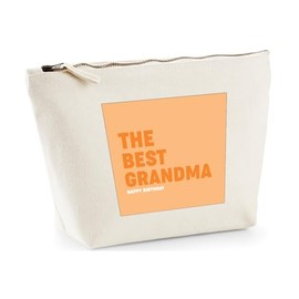 Hippowarehouse The Best Grandma Printed Make up Cosmetic wash Bag 18x19x9cm