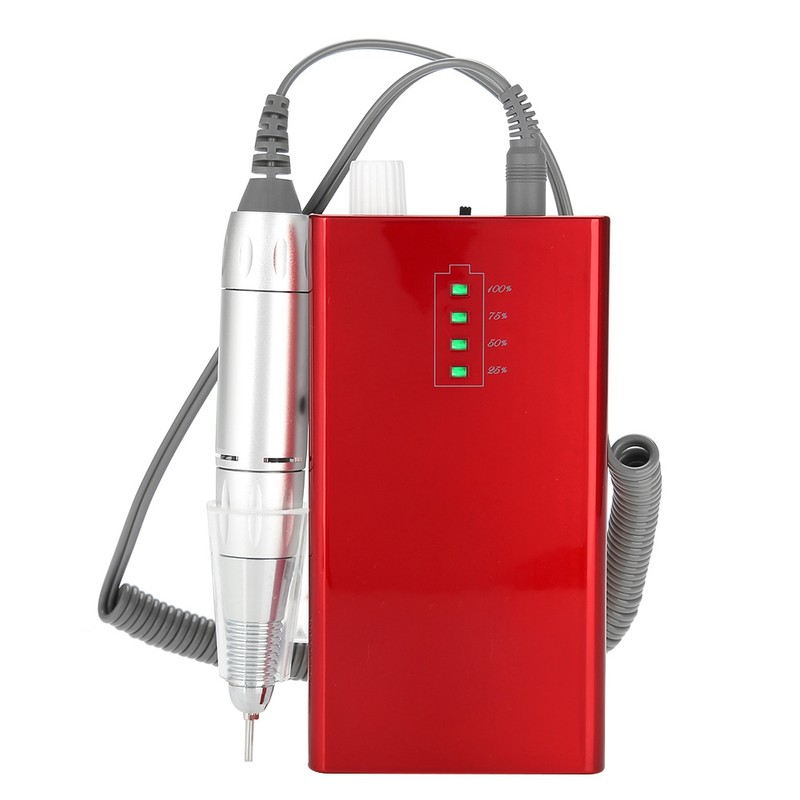 Portable Rechargeable Electric Nail Drill Machine 30000 RPM Cordless Manicure