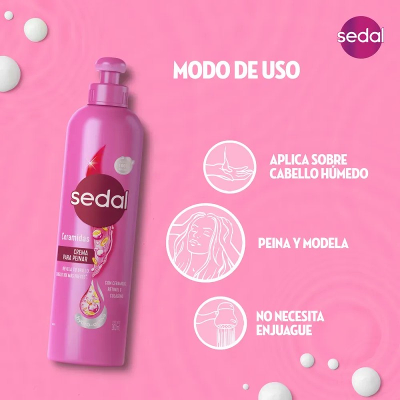 Crema para Peinar Sedal Ceramidas 300 ml