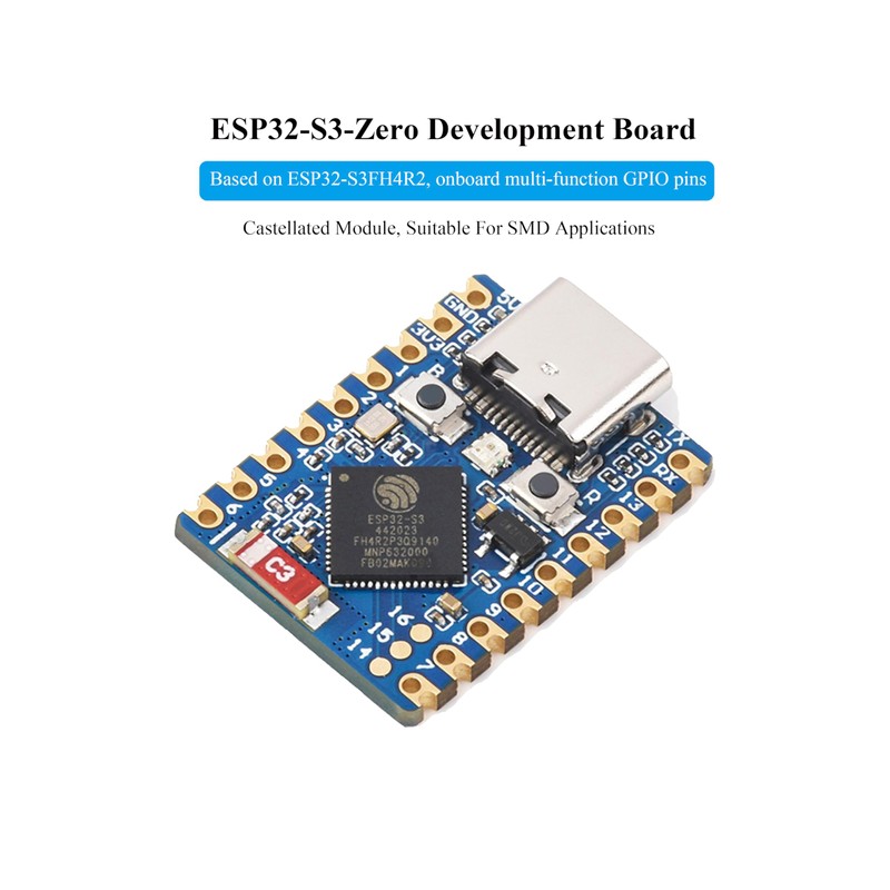 ESP32-S3 Mini Development Board, Based on ESP32-S3FH4R2 Dual-Core Processor