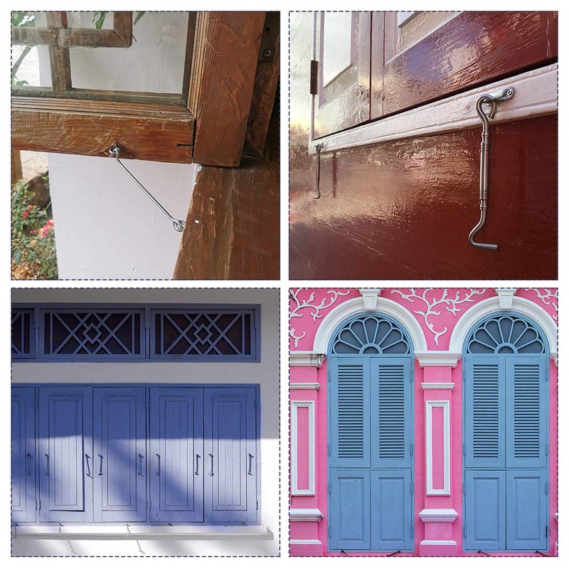 sourcing map Pack of 4 6 Inch Cabin Eye Lock