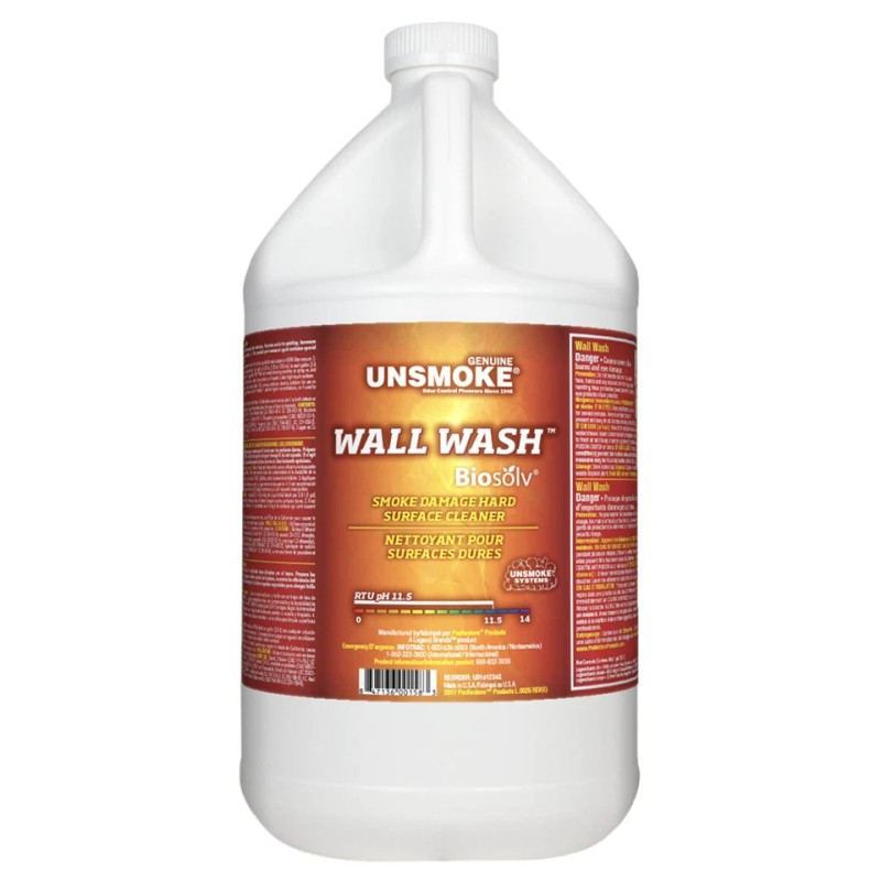 Unsmoke Wall Wash with Biosolv Multipurpose Degreaser for Walls and