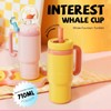 Drinking Cup With Whale Squirt, 24oz Whale Water Bottle with