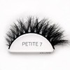 Pestaña petite 7, efecto 3D, largo de 10 mm, reutilizables