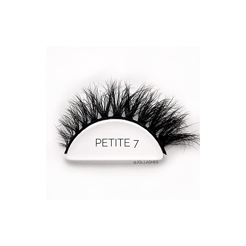 Pestaña petite 7, efecto 3D, largo de 10 mm, reutilizables