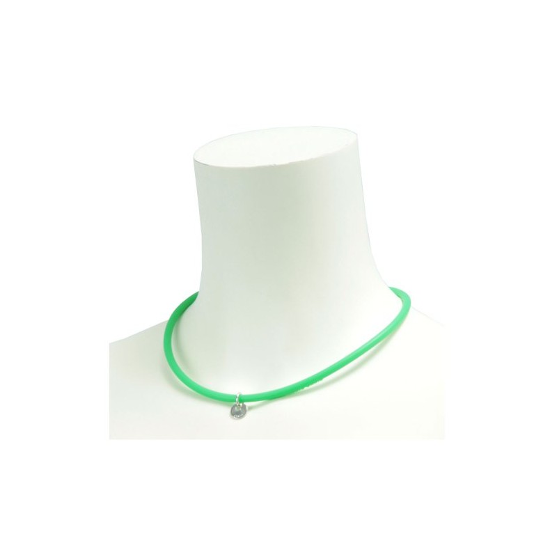 (clio) chrio Necklace Sports Necklace Alpha Ring Lucky Green 41 cm