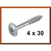 100 x Body Screws 4.0 x 30 Spax Back Wall
