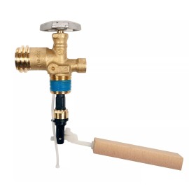 Cavagna 20 LB. LP OPD Valve for Propane Cylinder Tank 4.0 Dip Tube 375 PSI 3/4" - 14 NGT