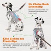 Dog Harness with Wings in Black & Grey, Breathable, Adjustable