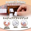 LvYiLinggg 12pcs Miniature Blank Book 1:12 Miniature Blank Book 15.5*21.5*3mm