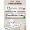 MakeID L1-C Label Maker Tape Refills, 16mm x 4m (0.63"
