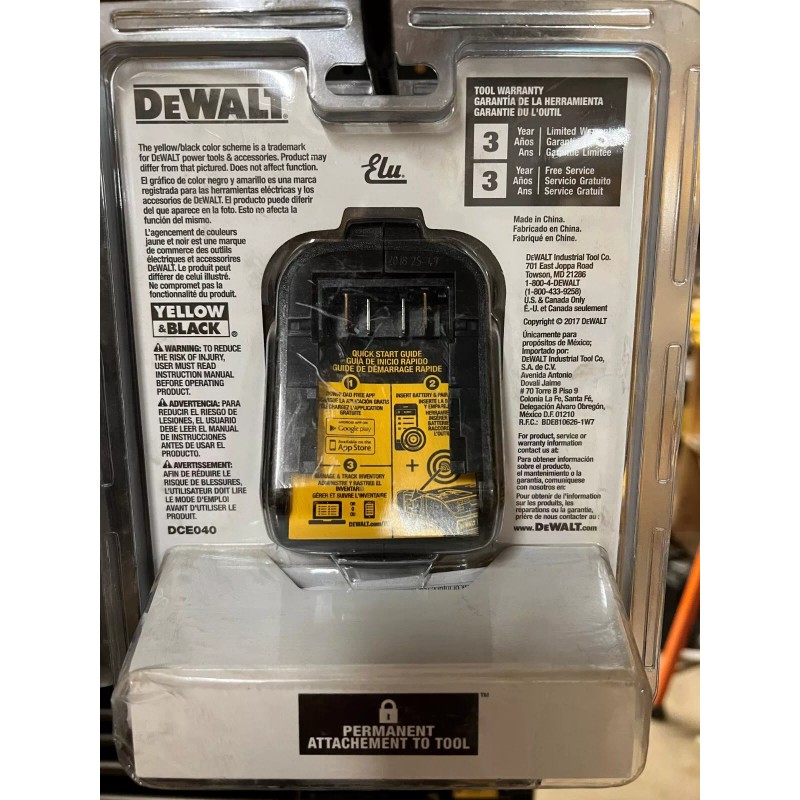 DeWalt DCE040 Tool Connect 20V Max Tool Connector