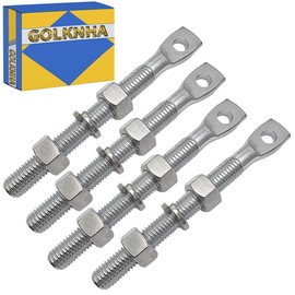 GOLKNHA 4PCS 5/8" Snow Plow Trip Spring Eye Bolt 1/2" Hole for Western 90493K, Buyers SAM 1302005, Meyer 09124, NLP SNP6224